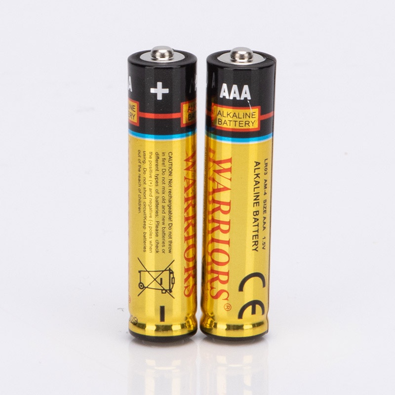 Super Alkaline AAA Industrial Batteries 1.5v Warriors